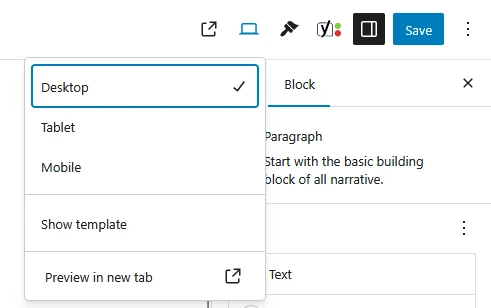 WordPress breakpoints